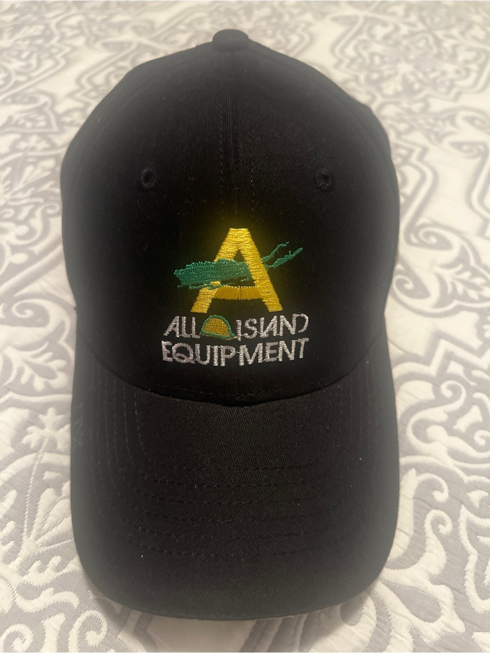 All Island Equipment 50th Anniversary Baseball Cap Kobelco Heavy Machinery Adjus